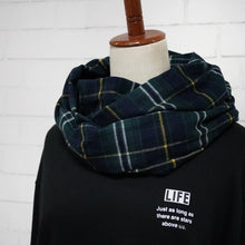 画像をギャラリービューアに読み込む, 【シーズン到来セール】綿100%スヌード*ふわさらブラックウォッチ*播州織