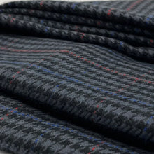 画像をギャラリービューアに読み込む, 【シーズン到来セール】綿100%厚手スヌード*ダークグレーの千鳥チェック*播州織