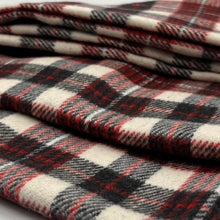 画像をギャラリービューアに読み込む, 【シーズン到来セール】綿100%スヌード*ブラックで締めるミルキーレッドチェック