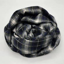画像をギャラリービューアに読み込む, 【シーズン到来セール】綿100%スヌード*グリーン×ネイビーチェック