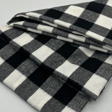 画像をギャラリービューアに読み込む, 【シーズン到来セール】綿100%厚手スヌード*白黒ギンガムチェックM*播州織