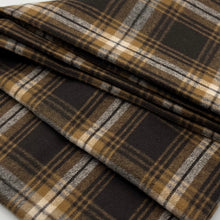 画像をギャラリービューアに読み込む, 【シーズン到来セール】綿100%スヌード*ナチュラルブラウンチェック*播州織