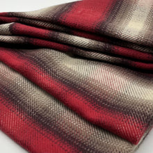 画像をギャラリービューアに読み込む, 【シーズン到来セール】綿100%超極厚スヌード*赤が可愛いオンブレーボーダー*播州織