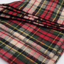 画像をギャラリービューアに読み込む, 【シーズン到来セール】綿100%スヌード*ローズレッドが可愛いXmasカラーのタータンチェック*播州織