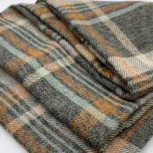 画像をギャラリービューアに読み込む, 【シーズン到来セール】綿100%厚手コットンツイードスヌード*秋色大柄チェック*播州織