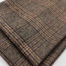 画像をギャラリービューアに読み込む, 【シーズン到来セール】綿100%厚手コットンツイードスヌード*ダークブラウンチェック*播州織
