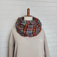 画像をギャラリービューアに読み込む, 【シーズン到来セール】オーガニックコットン100%スヌード*ビエラチェック*播州織