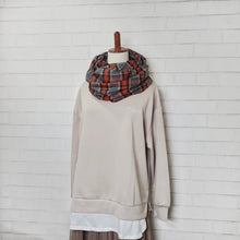 画像をギャラリービューアに読み込む, 【シーズン到来セール】オーガニックコットン100%スヌード*ビエラチェック*播州織