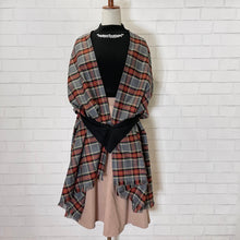 画像をギャラリービューアに読み込む, 【シーズン到来セール】オーガニックコットン100%マフラーショール*ビエラチェック*播州織