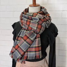 画像をギャラリービューアに読み込む, 【シーズン到来セール】オーガニックコットン100%マフラーショール*ビエラチェック*播州織
