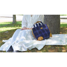 画像をギャラリービューアに読み込む, とにかく軽い✨tonikaruバッグ【M】水玉抹茶*播州織×姫路レザー