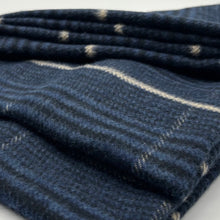 画像をギャラリービューアに読み込む, 【シーズン到来セール】綿100%スヌード*厚手ふわふわネイビーチェック*播州織