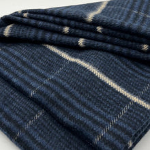 画像をギャラリービューアに読み込む, 【シーズン到来セール】綿100%スヌード*厚手ふわふわネイビーチェック*播州織