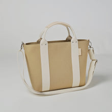 画像をギャラリービューアに読み込む, シンプルトート M ベージュ 播州織 オーガニックコットン