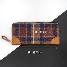 画像をギャラリービューアに読み込む, 驚くほど手に馴染むラウンドファスナー長財布 播州織