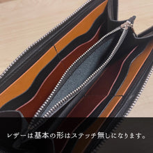 画像をギャラリービューアに読み込む, 驚くほど手に馴染むラウンドファスナー長財布 播州織