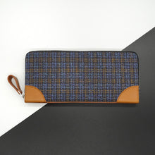 画像をギャラリービューアに読み込む, 驚くほど手に馴染むラウンドファスナー長財布 播州織