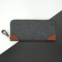 画像をギャラリービューアに読み込む, 驚くほど手に馴染むラウンドファスナー長財布 播州織