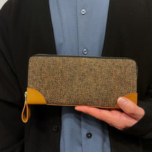 画像をギャラリービューアに読み込む, 驚くほど手に馴染むラウンドファスナー長財布 播州織