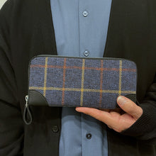 画像をギャラリービューアに読み込む, 驚くほど手に馴染むラウンドファスナー長財布 播州織