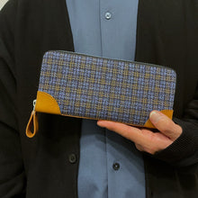 画像をギャラリービューアに読み込む, 驚くほど手に馴染むラウンドファスナー長財布 播州織