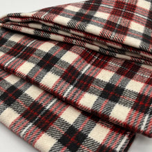 画像をギャラリービューアに読み込む, 【シーズン到来セール】綿100%スヌード*ブラックで締めるミルキーレッドチェック
