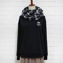 画像をギャラリービューアに読み込む, 【シーズン到来セール】綿100%スヌード*グリーン×ネイビーチェック