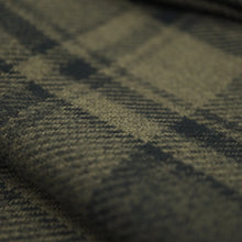 画像をギャラリービューアに読み込む, 【シーズン到来セール】綿100%厚手コットンツイードスヌード*ダークブラウンの大柄チェック*播州織